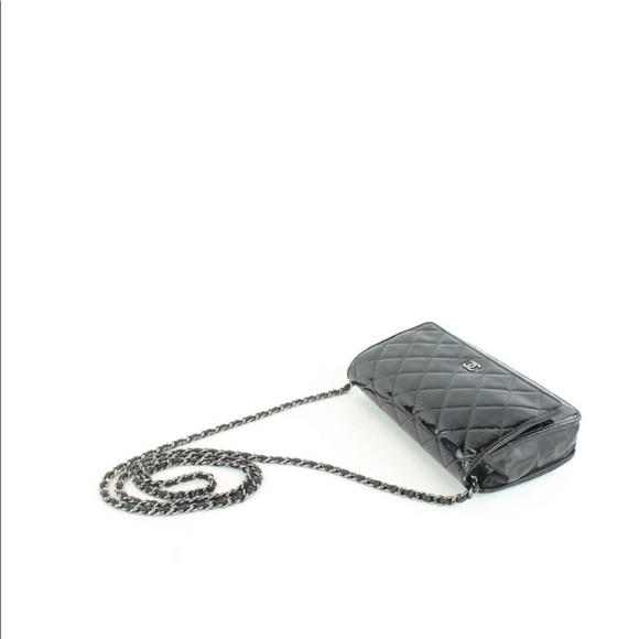 Patent Leather black Chanel quilted WOC - Picture 6 of 8